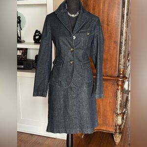Talbots Stretch‎ Denim Jacket and Skirt Set